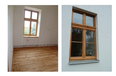 Veltruby - farní dům - oprava farního domu